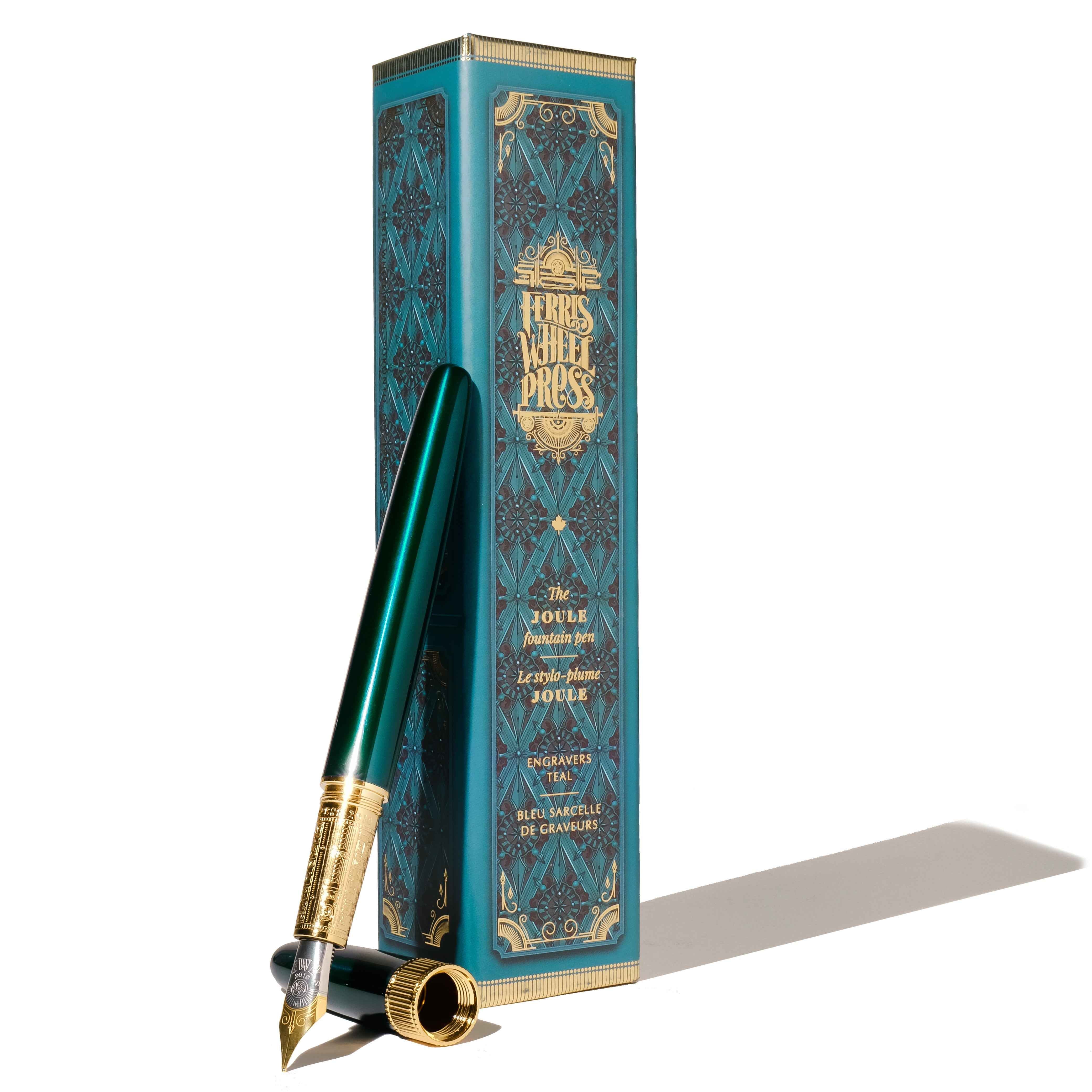 The Joule Fountain Pen - Engravers Teal
